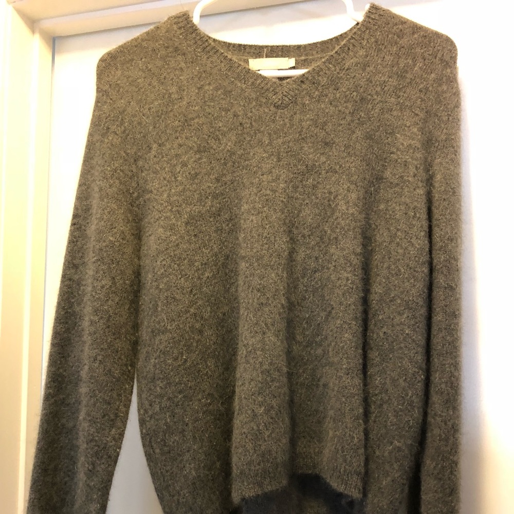 J.Crew Angora / Wool V-Neck Sweater